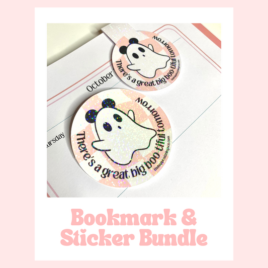 Boo-tiful Bookmark & Sticker Bundle